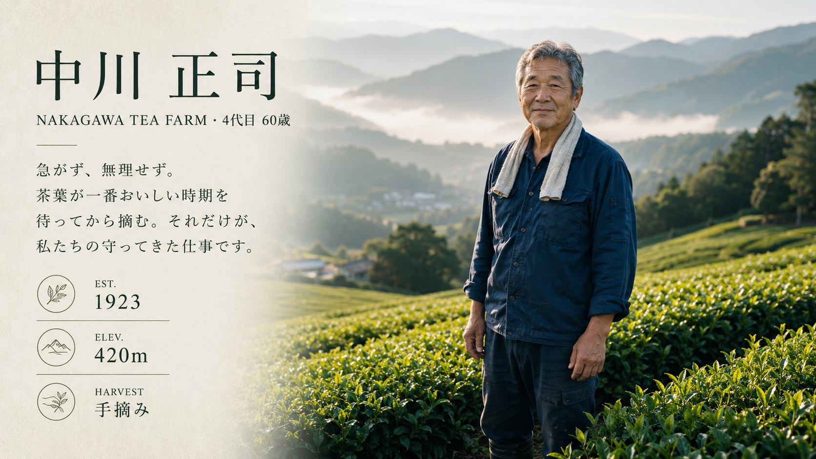 中川 正司 / NAKAGAWA TEA FARM
